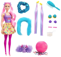 

Кукла с аксессуарами Barbie, Сюрприз Блеск Сменные прически / HBG39