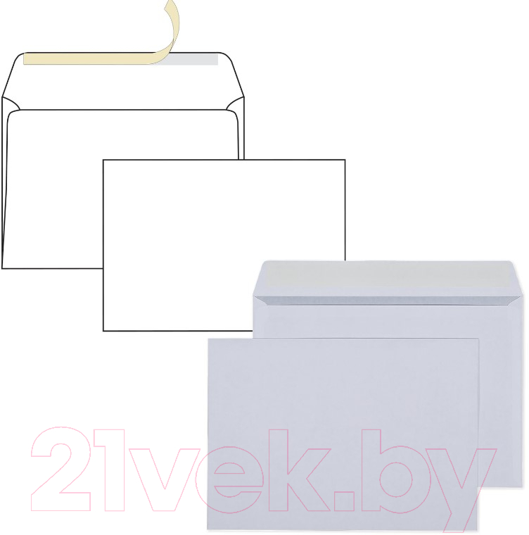 Набор конвертов для цифровой печати Курт С5 / 128289