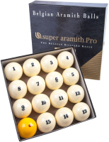 Набор бильярдных шаров Aramith Super Aramith Pro Tournament / 70.174.67.0 - 