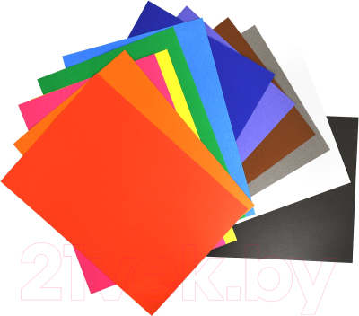 Изображение товара Набор цветного картона Schoolformat КЦН12Л12Ц-ШК (12цв)