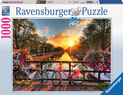 Пазл Ravensburger Велосипеды в Амстердаме / 19606 (1000эл)