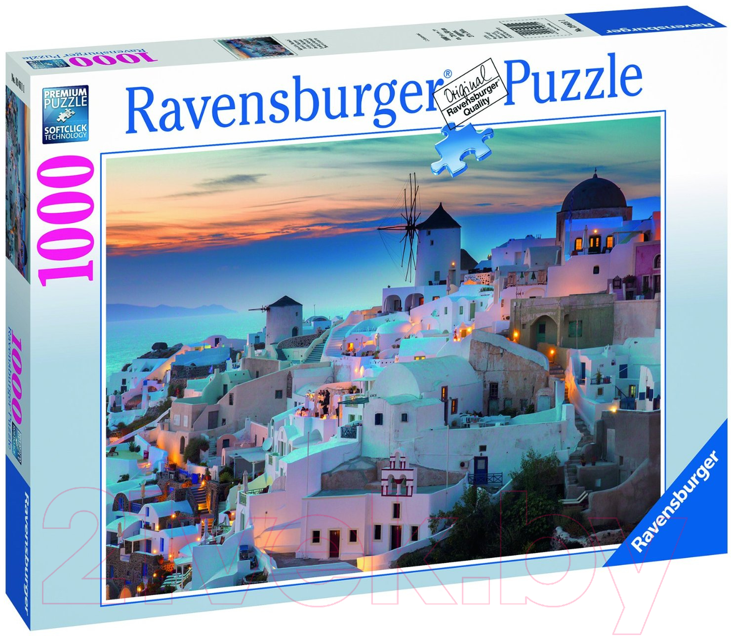 Пазл Ravensburger Вечерний Санторини / 19611