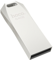 Usb flash накопитель Hoco UD4 USB2.0 64Gb (серебристый) - 