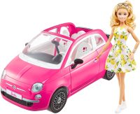 

Кукла с аксессуарами Barbie, Кукла и Фиат 500 / GXR57