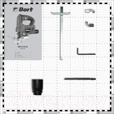 Электролобзик Bort BPS-670-Q (93413120)