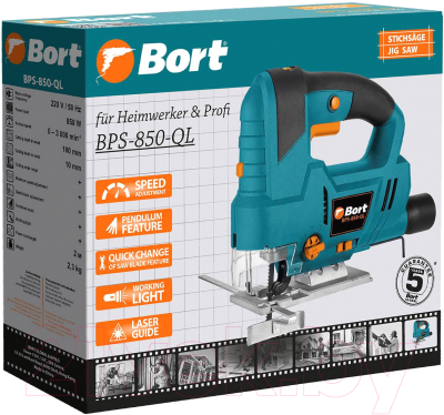 Электролобзик Bort BPS-850-QL
