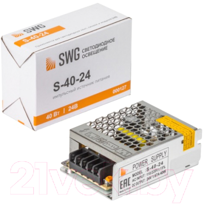 Адаптер для светодиодной ленты SWG S-40-24 / 000127