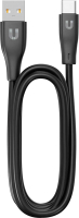 Кабель Uzay USB-A - USB-C / UZ-12AC-C1809-BK (1.2м, черный) - 