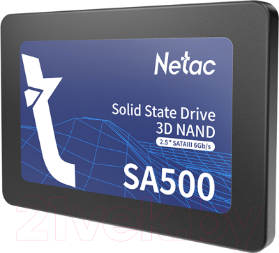 SSD диск Netac SA500 128GB (NT01SA500-128-S3X)