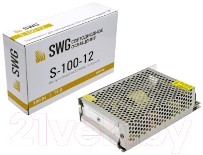 Адаптер для светодиодной ленты SWG S-100-12 / 000105