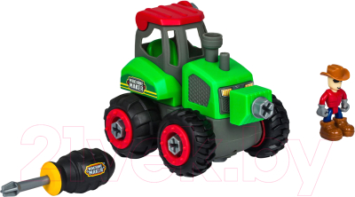 Игрушка-конструктор Nikko Трактор Farm Vehicles 40071