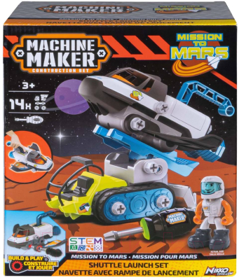 Изображение товара Игрушка-конструктор Nikko Machine Maker Запуск шаттла 40101