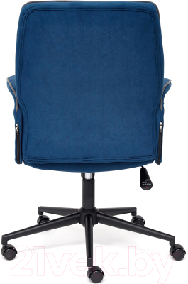 Кресло офисное Tetchair Madrid (флок синий 32)