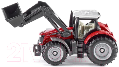 Трактор игрушечный Siku Massey Ferguson с фронтальным погрузчиком / 1484