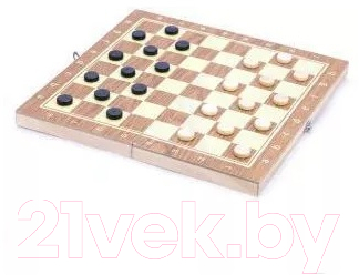 Набор настольных игр Наша игрушка Шахматы, шашки, нарды 3 в 1 / B001S