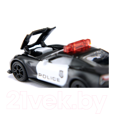 Автомобиль игрушечный Siku Машина полиции Chevrolet Corvette ZR1 / 1545