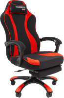 Кресло геймерское Chairman Game 35 (ткань черный/красный) - 