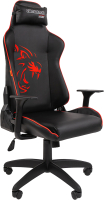 Кресло геймерское Chairman Game 40 (черный/красный) - 
