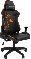 Кресло геймерское Chairman Game 40 (черный/оранжевый) - 