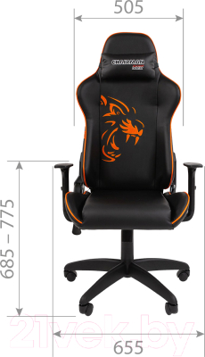 Кресло геймерское Chairman Game 40 (черный/оранжевый)