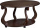 Журнальный столик Мебелик Овация М на колесах (темно-коричневый) - 