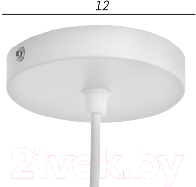 Потолочный светильник BayerLux 1955/1WT / 6712035 (белый)