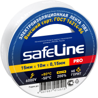 Изолента Safeline 15ммx10м 9358 (белый) - 