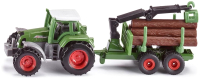 Трактор игрушечный Siku Fendt с прицепом для бревен / 1645 - 