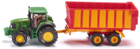 Трактор игрушечный Siku Claas с прицепом для силоса / 1650 - 