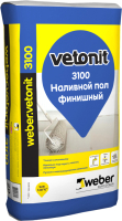 

Смесь для устройства стяжек WEBER, Vetonit 3100 Самонивилирующая