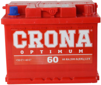 Автомобильный аккумулятор Kainar Crona 6СТ-60 Евро R+ / 060142401020107119L (60 А/ч) - 