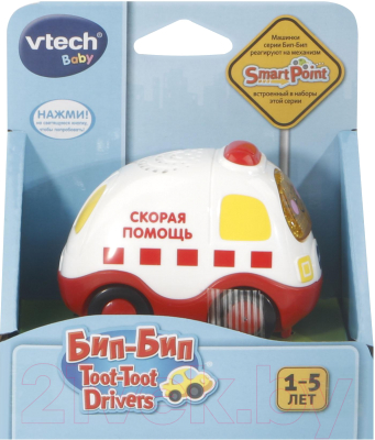 Автомобиль игрушечный Vtech Cкорая помощь / 80-119726