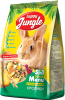 Корм для грызунов Happy Jungle Для кроликов / J110 (400г) - 