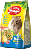 Корм для грызунов Happy Jungle Для декоративных крыс / J123 (900г) - 