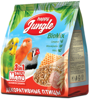 

Корм для птиц Happy Jungle, Универсальный для декоративных птиц / J101