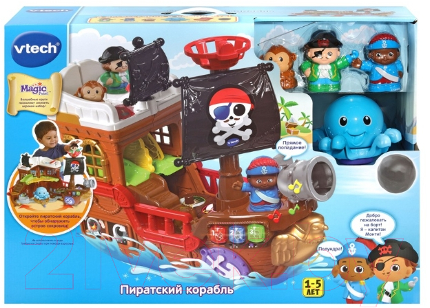 Корабль игрушечный Vtech Пиратский корабль / 80-177826