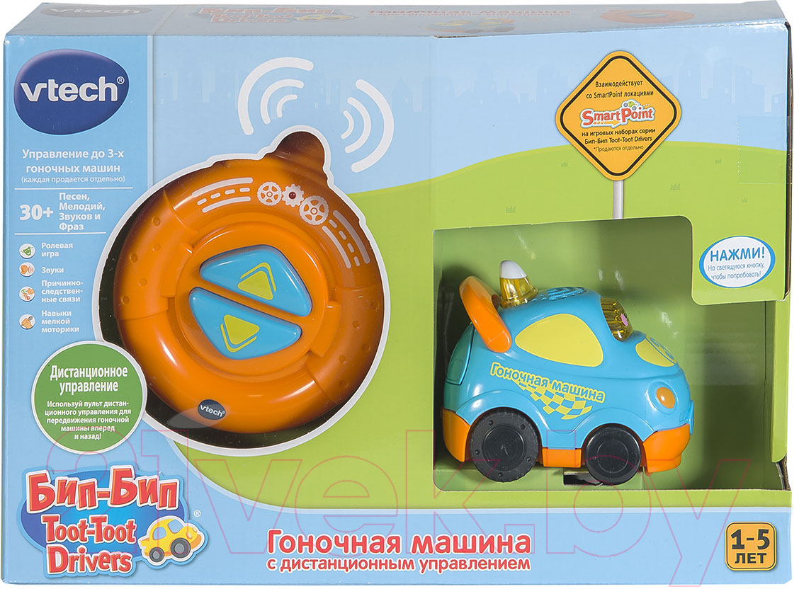 Игрушка на пульте управления Vtech Гоночная машина / 80-180326