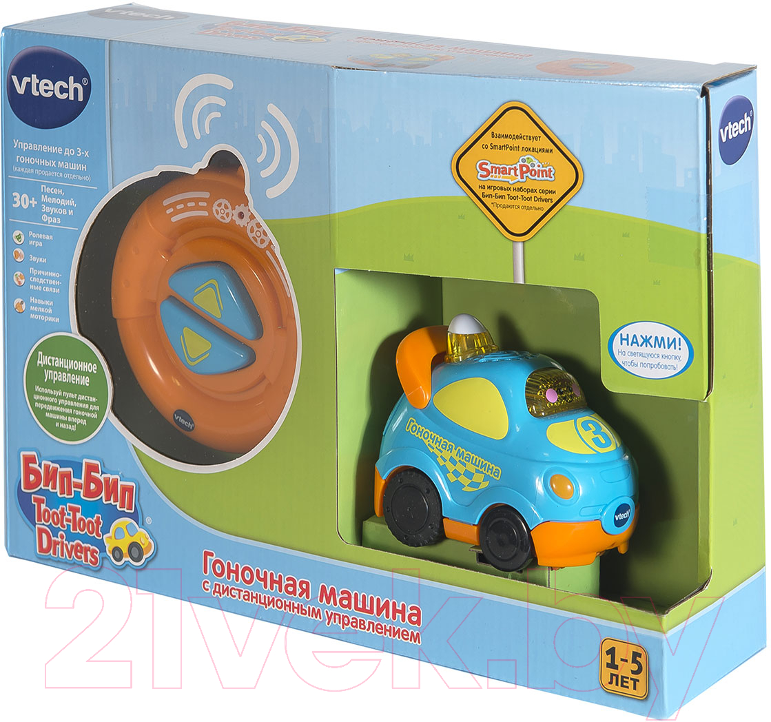 Игрушка на пульте управления Vtech Гоночная машина / 80-180326