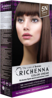 Крем-краска для волос Richenna С хной 5N (Chestnut) - 