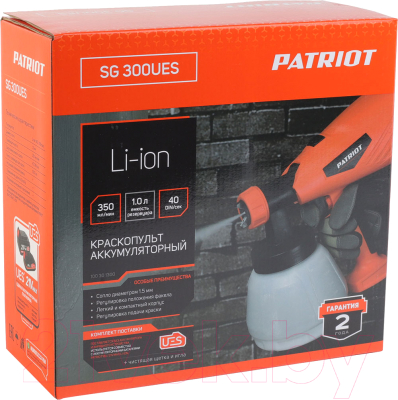 Краскопульт электрический PATRIOT SG 300UES