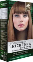 Крем-краска для волос Richenna С хной 6N (Light Chestnut) - 