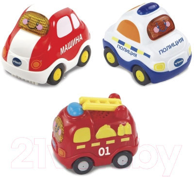 Набор игрушечных автомобилей Vtech Набор из 3 машинок / 80-205866