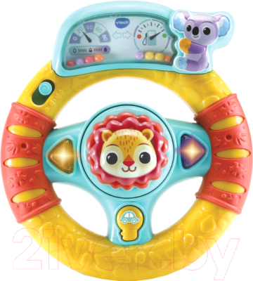 Развивающая игрушка Vtech Интерактивный руль В дорогу со львом / 80-536626