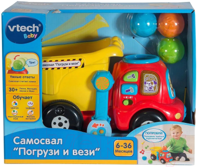 Автомобиль игрушечный Vtech Самосвал Погрузи и вези / 80-166526