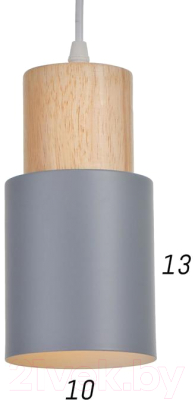 Потолочный светильник BayerLux 1665/1GY / 6260713 (серый)