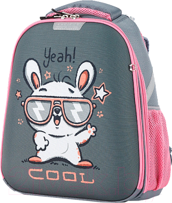 Школьный рюкзак Ecotope Kids Заяц 057-540-113-CLR (серый)