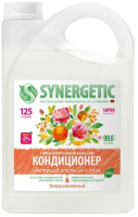 Кондиционер для белья Synergetic Биоразлагаемый. Цветущий апельсин и роза (3.75л) - 
