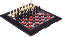 

Набор настольных игр Chen Le, Шашки, шахматы, нарды 3 в 1 / 485191-8188-3