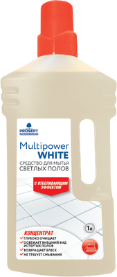 

Чистящее средство для пола, Multipower White для светлых полов