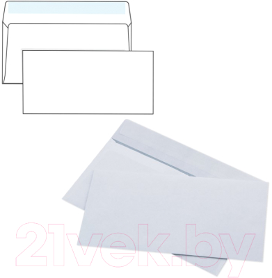 Набор конвертов для цифровой печати Курт E65 / 128294 (1000шт)